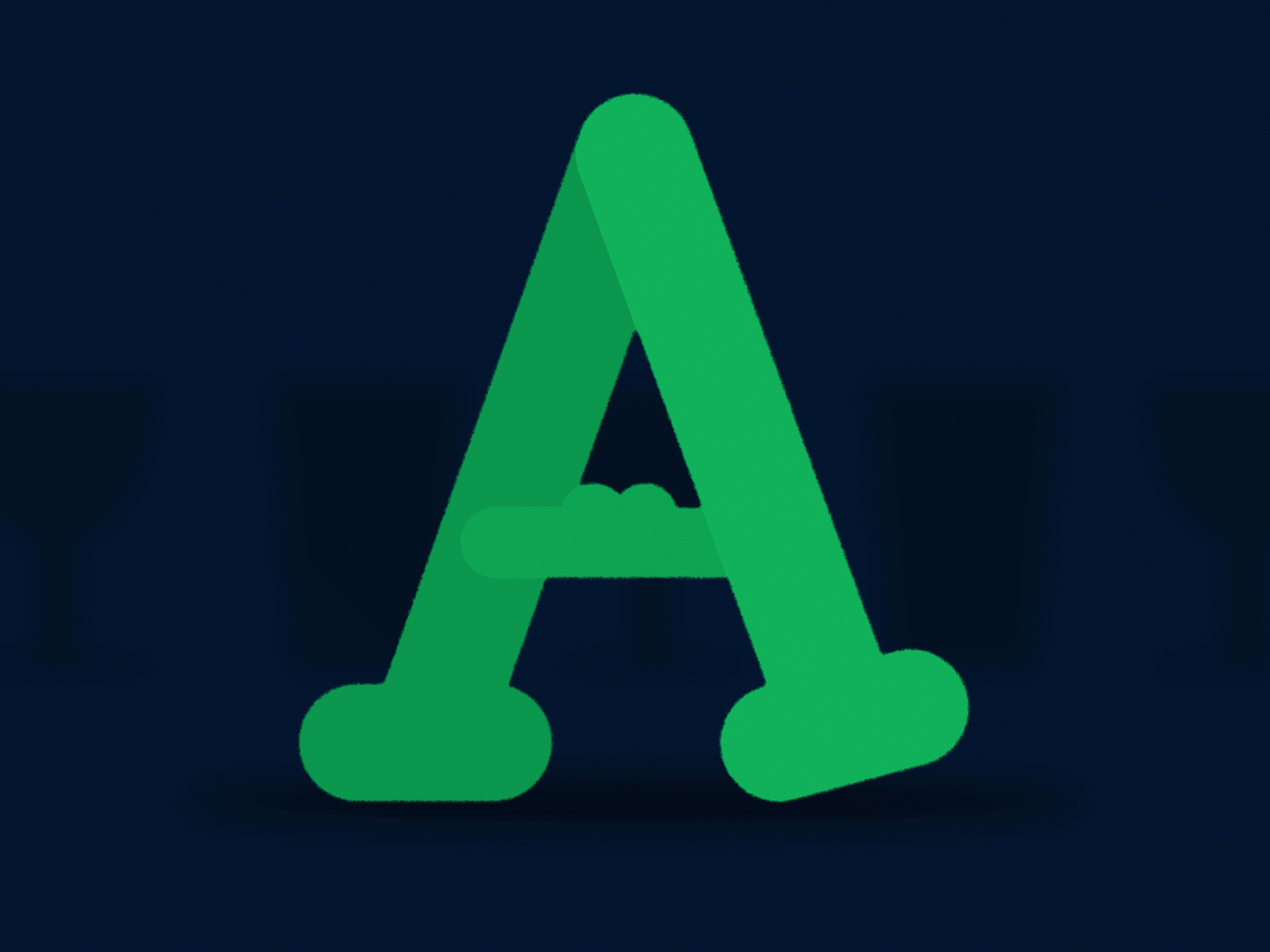 A - 36 days of type 36daysoftype after effects animation character fun illustration motion motion graphics