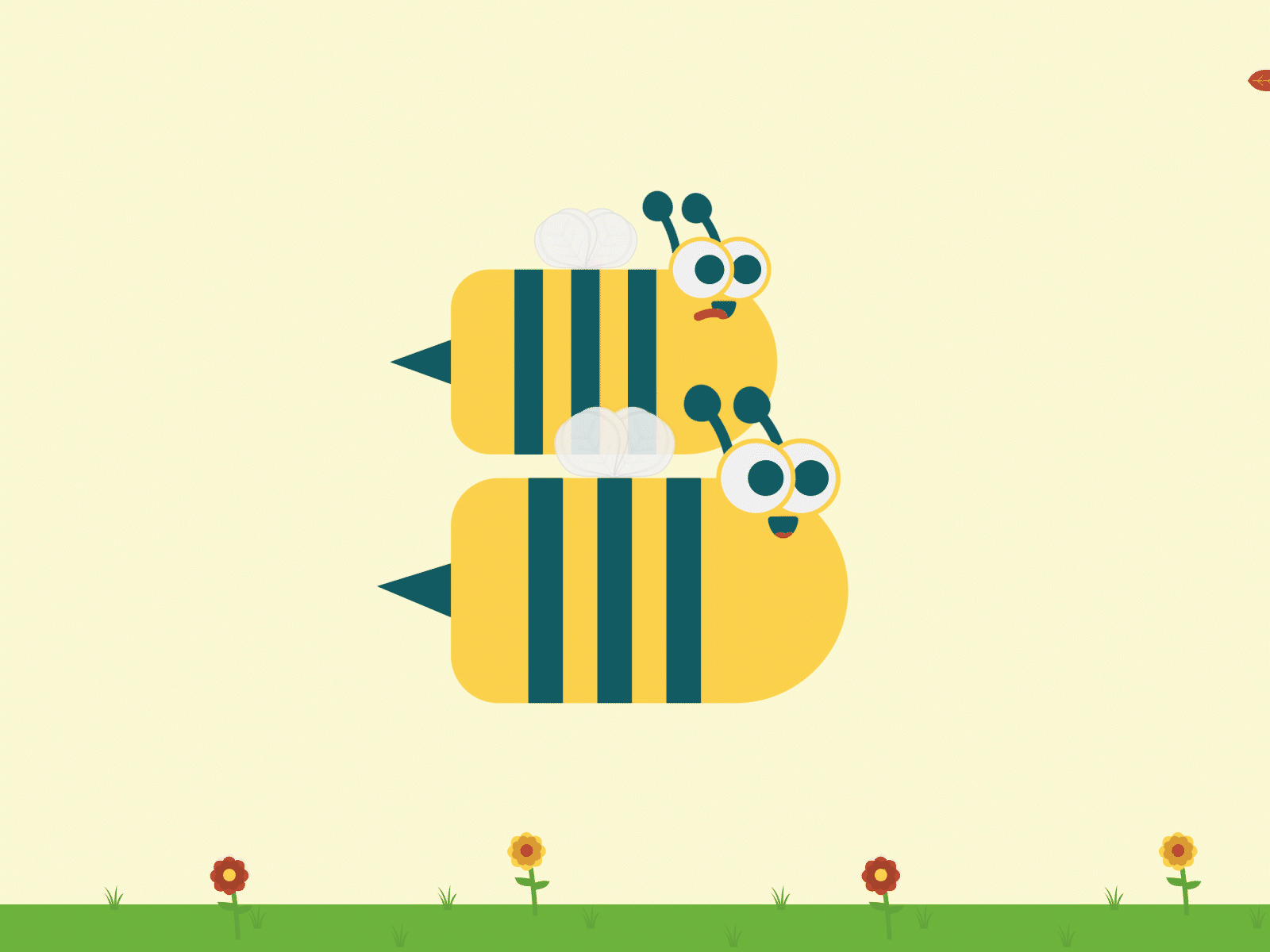 B - 36 days of type 36daysoftype after effects aftereffects animation bee character fun illustration motion motion graphics nature
