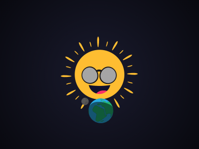 Happy Earth Day 2018 after effects animation earth earth day fun sun sunglasses