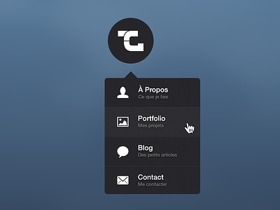Menu design interface menu ui user