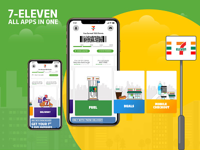 7-ELEVEN All apps in one ui ux