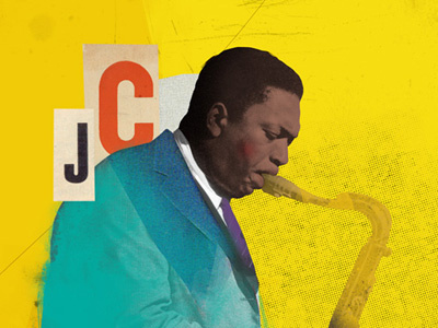 John Coltrane | Jazz Portrait #1 color illustration jazz portrait