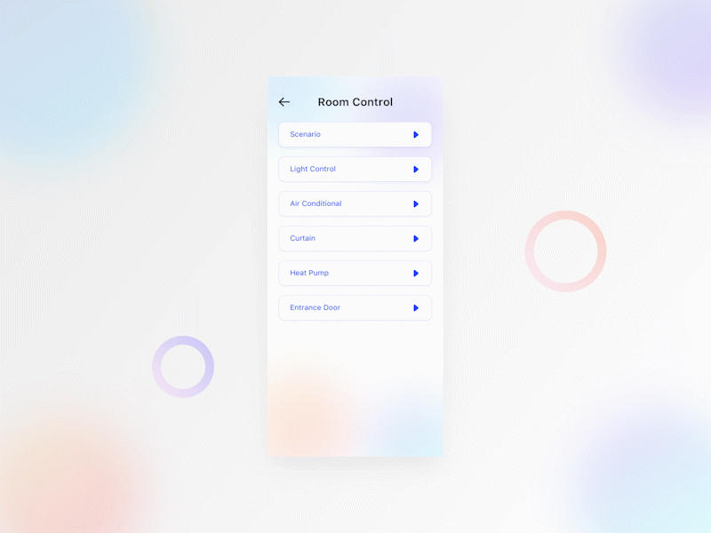 Simple Arcodion Animation application clean ui principle principle app principleapp simple ui uidesign