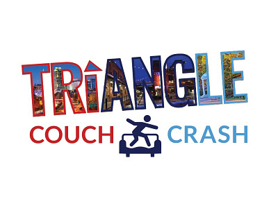 Triangle Couch Crash banner branding logo
