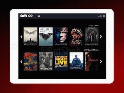 OSN GO media user experience user interface ux design