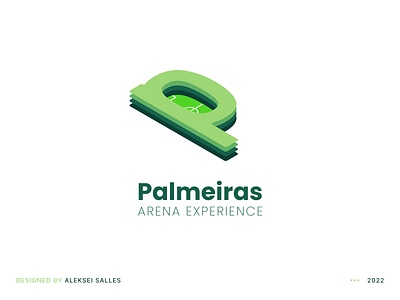 Palmeiras Arena Experience logo arena branding football icon letter p logo p palmeiras soccer stadium visual design