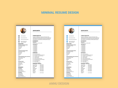 Minimal Resume Template