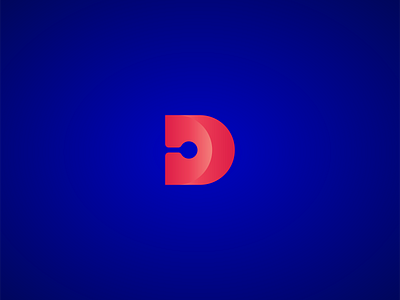 D Letter Iconic Logo Design