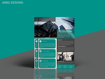 Minimal Corporate Flyer design