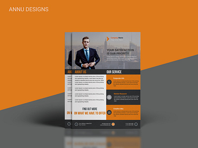 Minimal & Clean Corporate Flyer Design