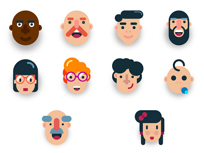 Faces icons