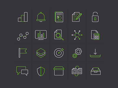 Business icons business design icons illustration