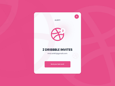 2 Dribbble Invites Giveaway