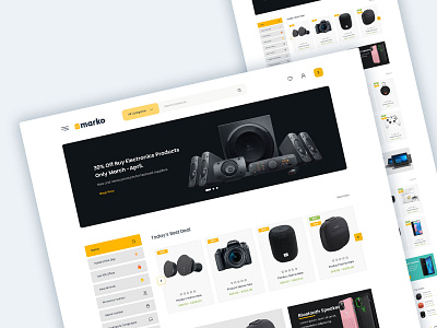 Marko - eCommerce Homepage design