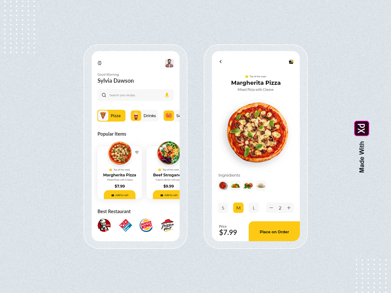 Food Delivery App by Ramjan Ali Anik⚡ on Dribbble