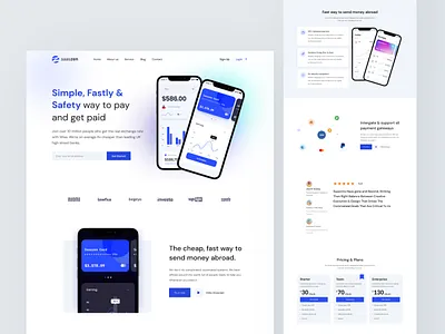 SAASZEN - App landing page UI design design figma design landing page design saas saas app saas landing page saas software saas website software website ui ui design user interface design ux design web design website design