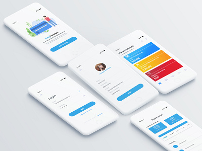 Mobile UI design clean ui design mobile app mobile ui ui ui design user experience user interface