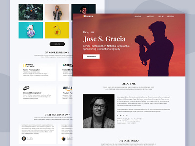 CV / Resume Template 2018 2019 2020 app color creative cv cv resume cv template landing page online resume portfolio design trendy ui ux vcard website