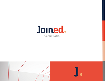 Joined branding design flat lawyer lawyer logo tax advisors typography