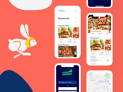 Food Runner App Design app design appdesign delivery app ui ui design