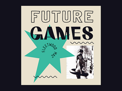 Future Games album art album cover design fleetwood mac geometic music vector