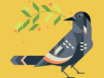 Geometric Bird by Joan Hardt on Dribbble