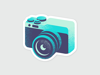 Camera Sticker camera design icon illustration sticker