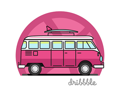 Let's take a ride Dribbble!