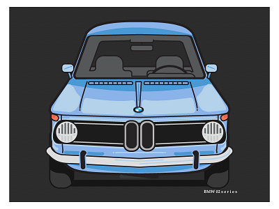 BMW 02 series bmw car car illustration illustration