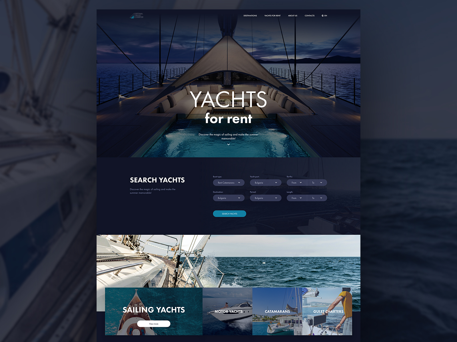 web design yacht