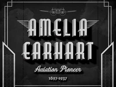 Amelia Earhart 1920s amelia earhart aviation design girlpower herstory history pioneer woman womanempowerment
