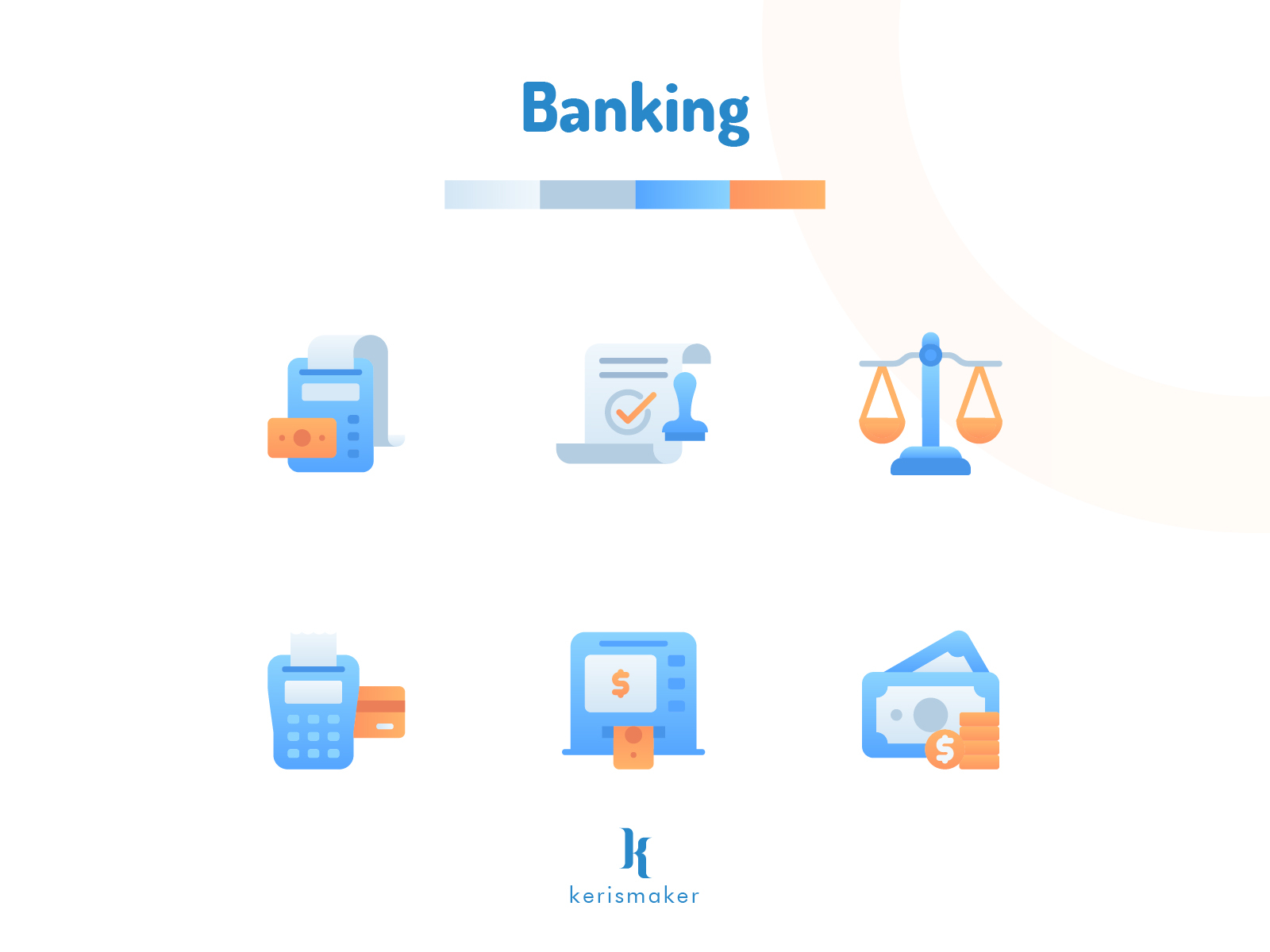 Banking Icons accounting bank banking banking app business deposit finance icon icon app icon pack icon web iconography icons icons set kerismaker money savings ui ux vector website