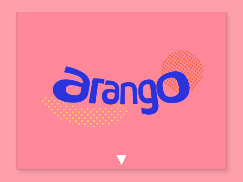Arango Logo animation branding design graphic design illustration logo logo animation menu motion typography web