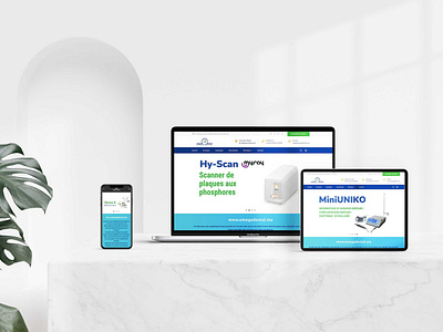 Pharmaceutical company website design