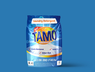 Launfry detergent Packaging branding design detergent graphic design illustration laundry logo packaging packaging tamo