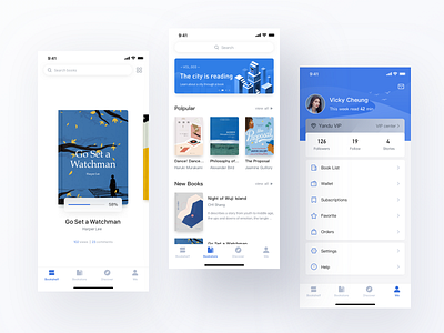 Reading App Design_03 by Ning_ for UDS on Dribbble