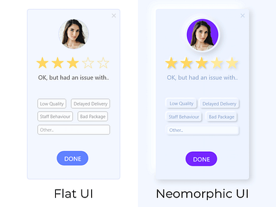 Flat UI Design Style & Neomorphic Design Style adobexd design flat ui flatui interface interfacedesign neomorphic neomorphism softui ui uidesign uiux user experience ux