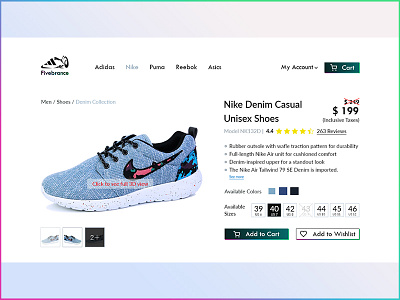 Product Page for E-Commerce web application. adobexd colors design interface ui uidesign user experience ux uxdesign webdesign