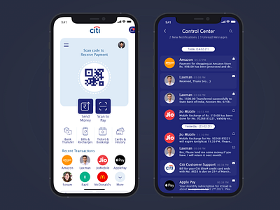 Citi Banking and Digital Wallet App - iPhone 12 UI Design adobexd banking app branding design figma illustration interface iphone iphone12 photoshop product design sketchapp ui ui designing uidesign user experience ux ux designing xd