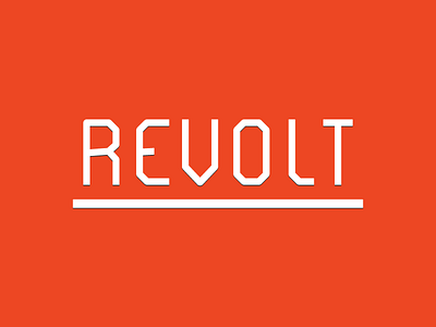 Revolt Typeface font gray industrial red revolt straight typeface typography