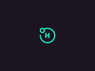 Openhash black blue green hydrogen illustration logo oh openhash purple teal wordmark