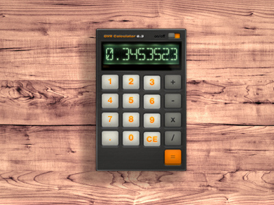 Retro style Calculator buttons calculator retro