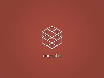 One Cube cms cube dark dutch exo hidpi identity logo modern red simple x2