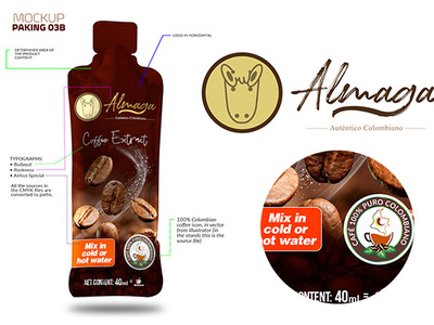packing Almaga Cafe Rgb 600x400 2 branding design illustration logo vector