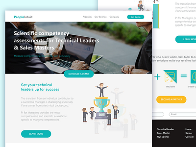 Redesign Concept: Workforce Tech web company web corporate web flat design green ui design web design website