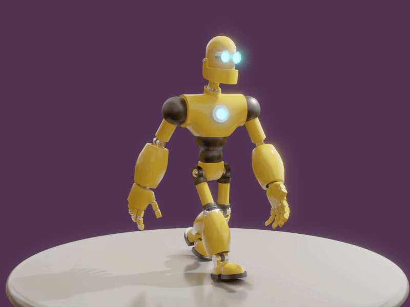 Robo animation blender