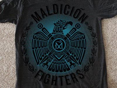 Maldicion Fighters Tee illustration t shirt