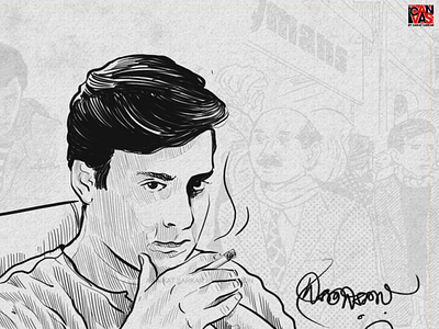 Feluda classic drawing feluda drawing feluda illustration feluda poster graphic design illustration kolkata painting saikat sarkar illustration saikatsarkar16 satyajit ray sketch sonar kella