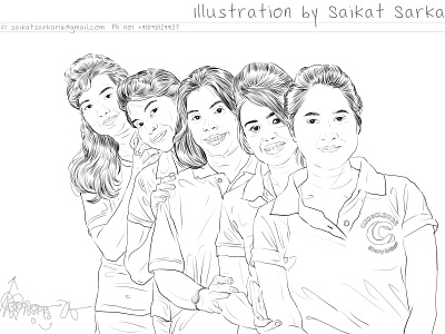 illustration drawing illustration illustration art office painting saikat sarkar illustration simple sketch sketch 2