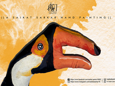 Hand Painting Old 02 arr colour creative graphic design hand painting magazine photoshop poster ps saikat sarkar saikat sarkar hand painting